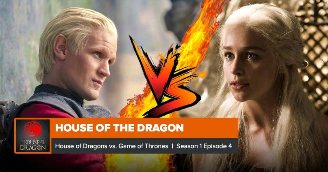 House of the Dragon vs Game of Thrones Rewatch Season 1 Episode 4