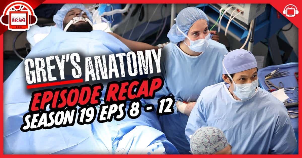 Grey's Anatomy Season 19 Episodes 812 Recap